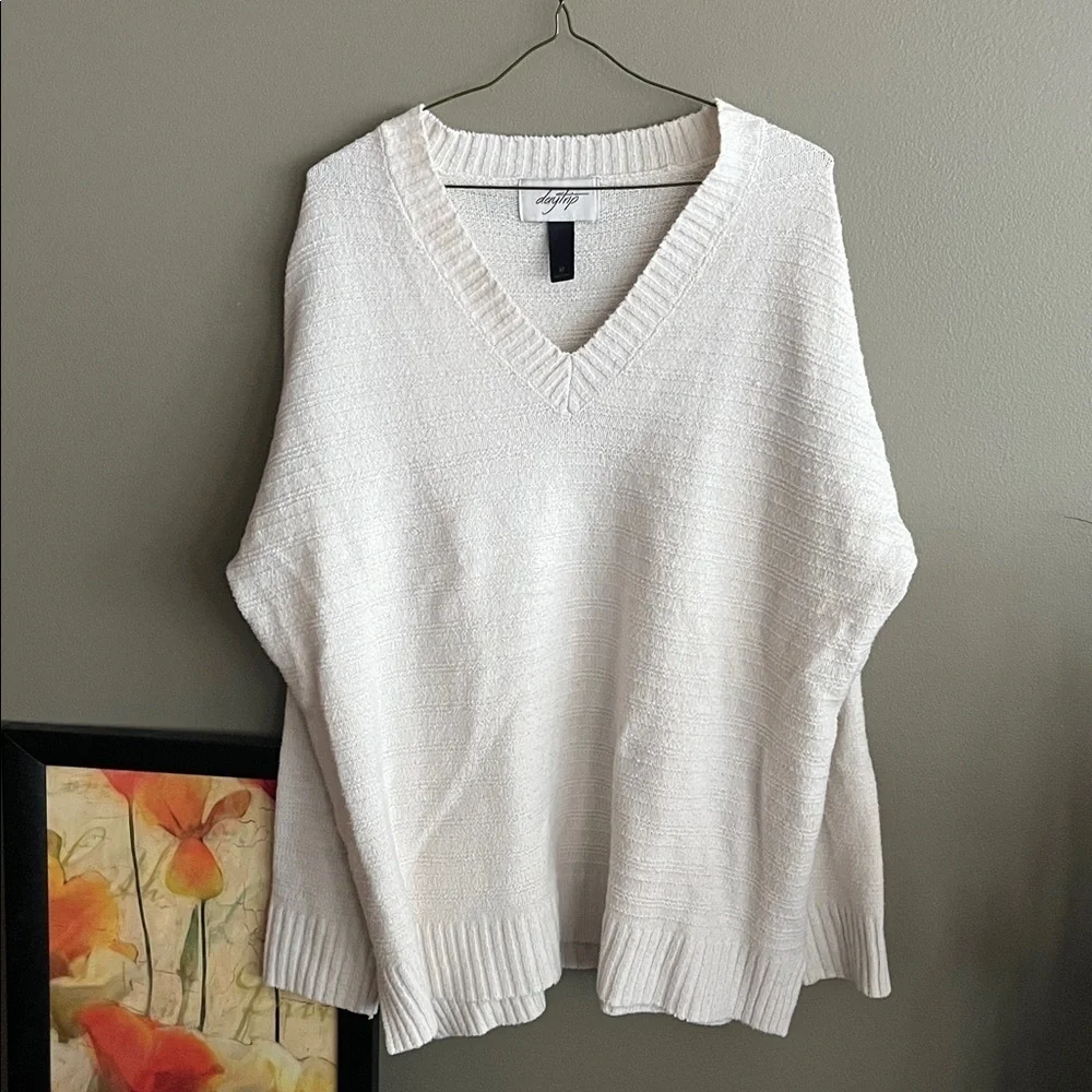 DAYTRIP WOMENS MEDIUM CREAM SWEATER